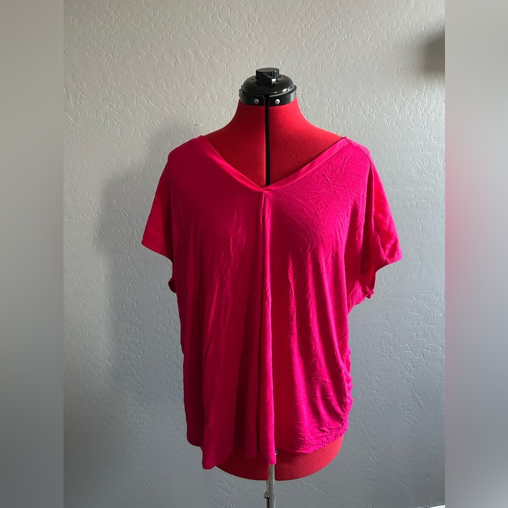 Adrienne Vittadini Pink Blouse Size 2x